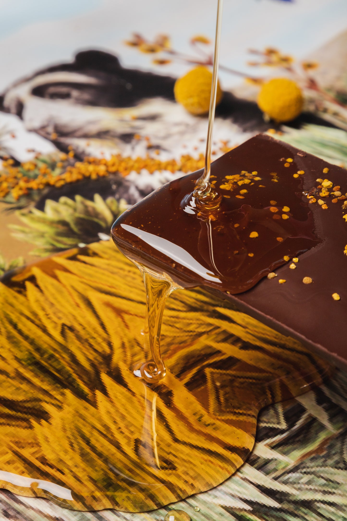 FRUTO DE CACAO Tablette de chocolat 80% Cacao avec Pollen 80g