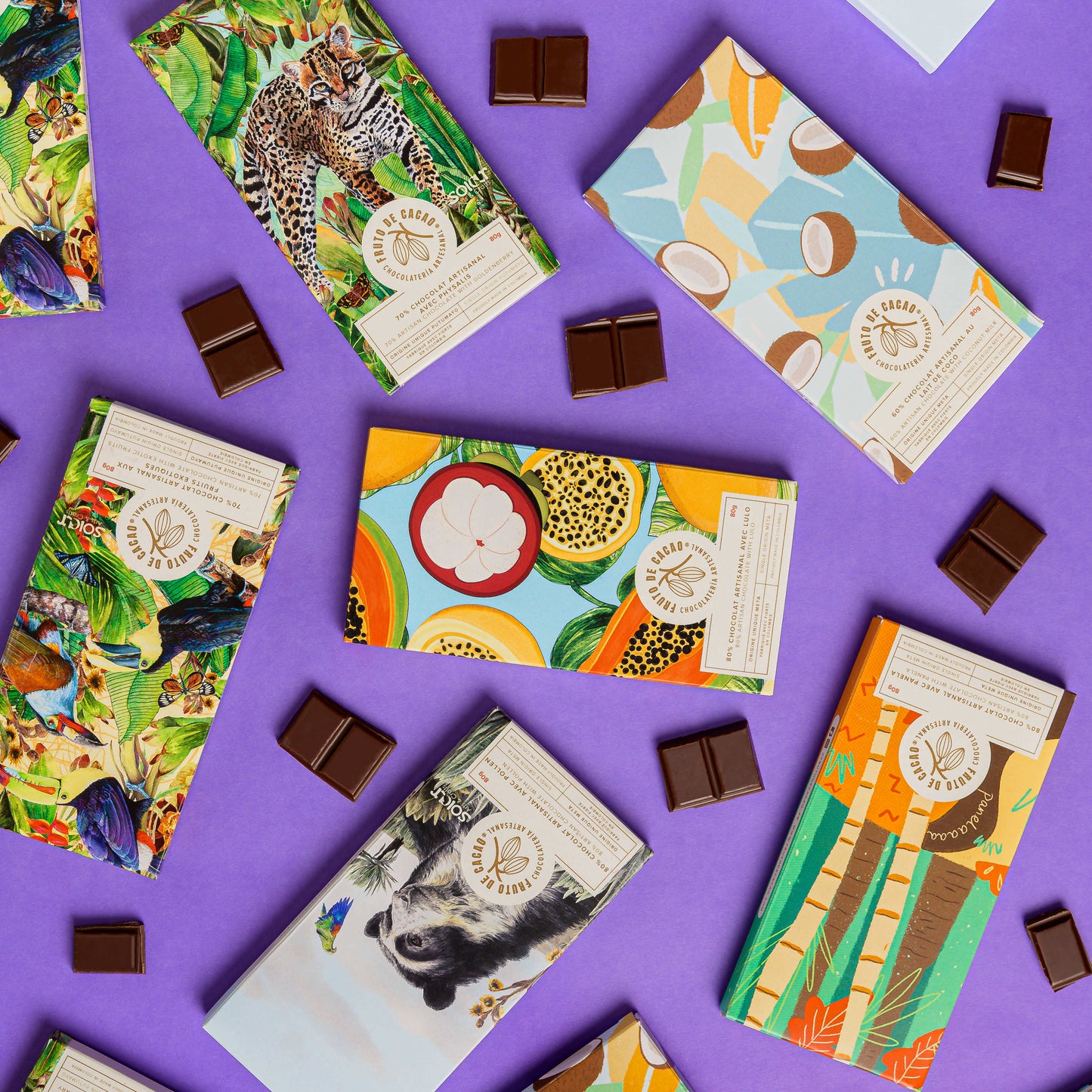 Fruto de Cacao Mini Tablette chocolat 30g