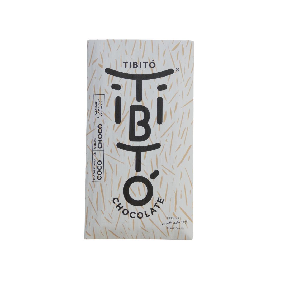 Tibitó coconut milk chocolate bar 50% cocoa 80g