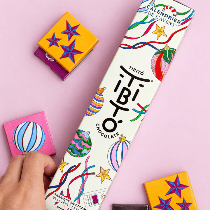 Calendrier de l’Avent Chocolat Tibitó – 24 chocolats de Colombie