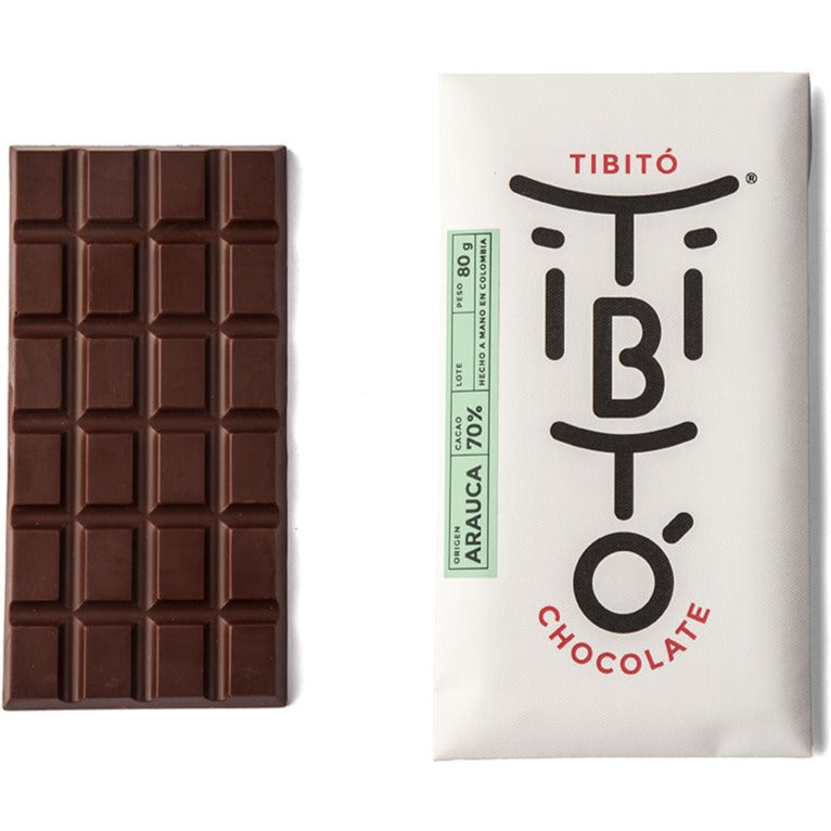 Tibitó ARAUCA - tablette de chocolat noir 70% cacao 80g