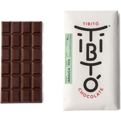 Tibitó ARAUCA - 70% cocoa dark chocolate bar 80g