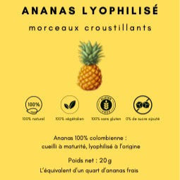 THANI - Ananas Lyophilisée en morceaux