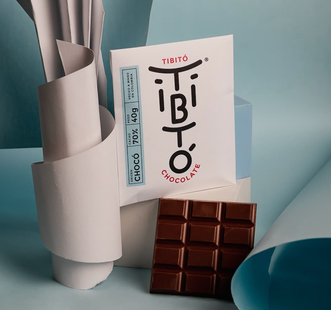 Tibitó CHOCO - 70% cocoa dark chocolate bar 40g