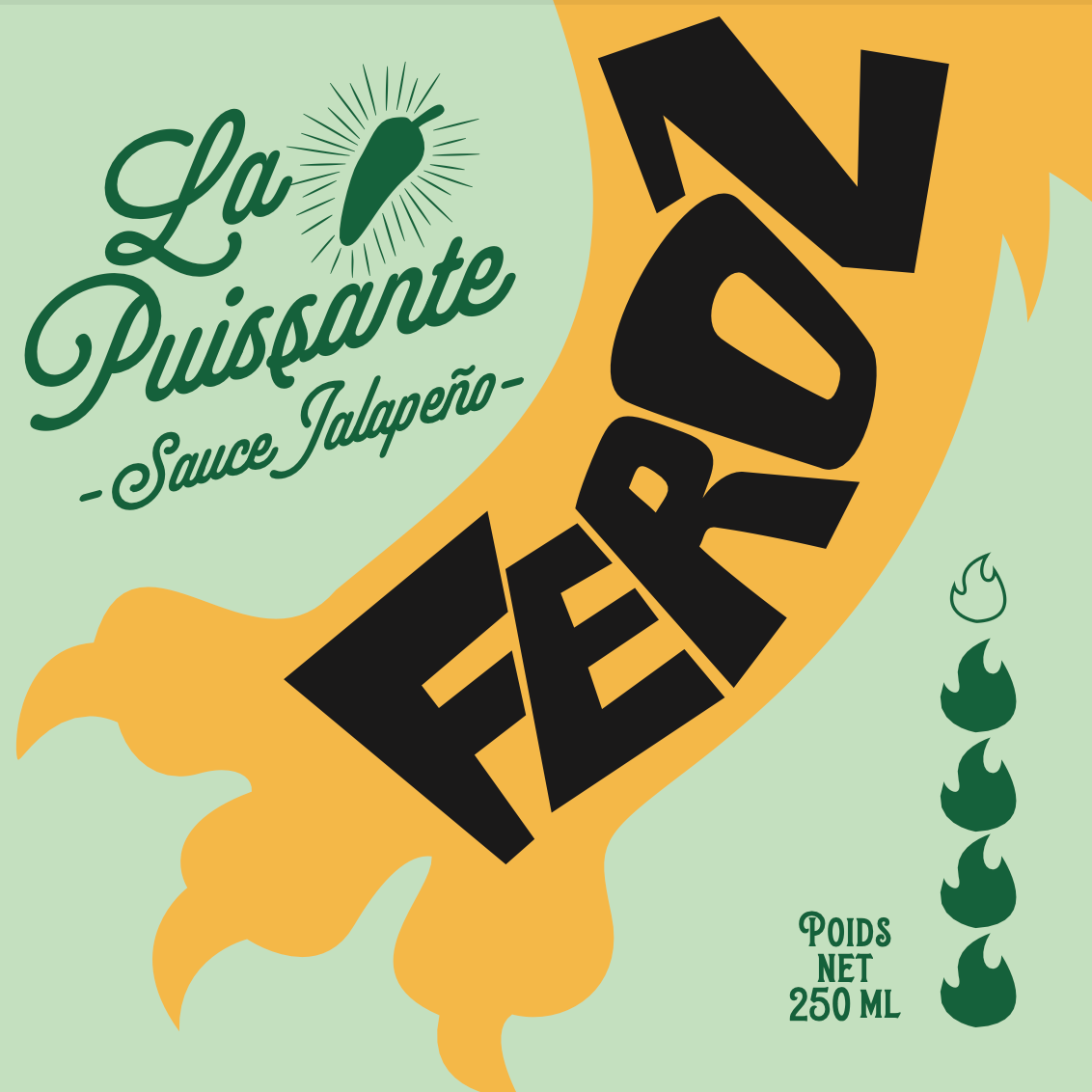FEROZ - La Puissante, Sauce Jalapeño