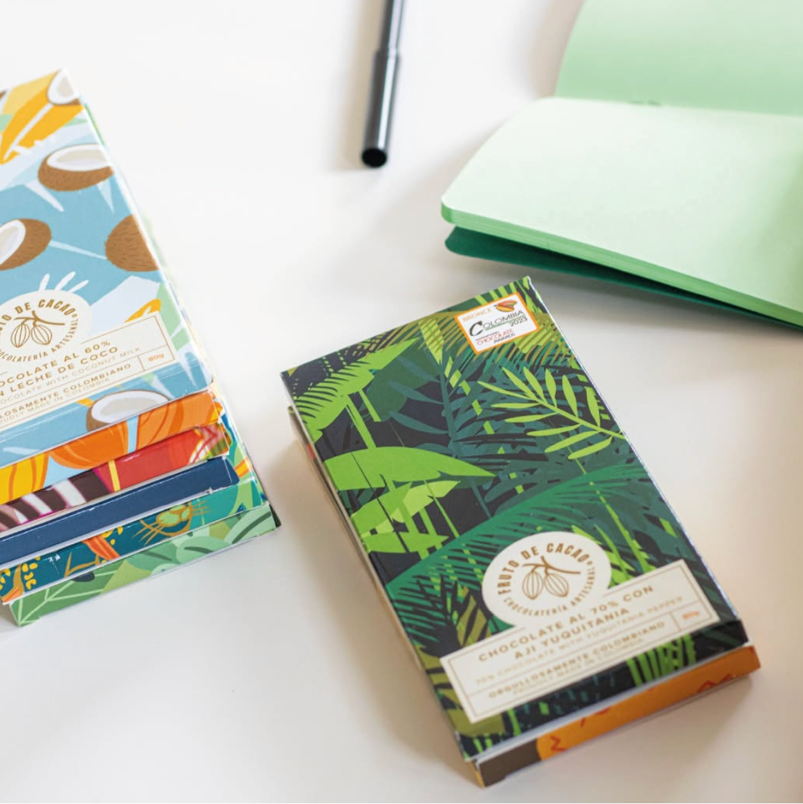 FRUTO DE CACAO Tablette de chocolat 70% cacao au piment d'Amazonie