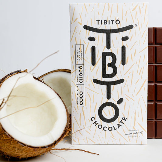 Tibitó coconut milk chocolate bar 50% cocoa 80g