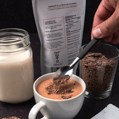 Tibitó Meta - Chocolate à boire en copeaux 70% cacao 200g