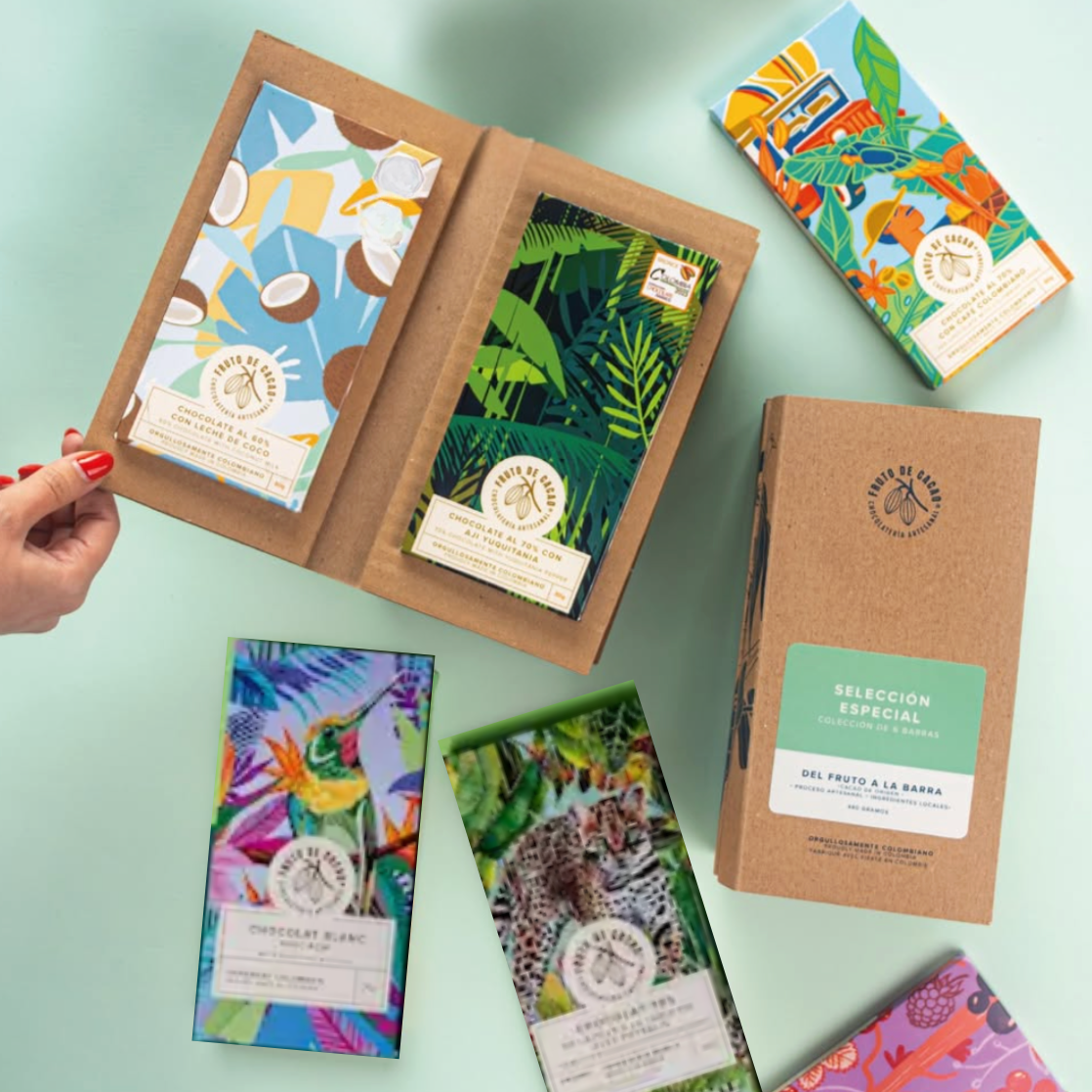 LIVRE DE TABLETTES FRUTO DE CACAO 6 x 70g