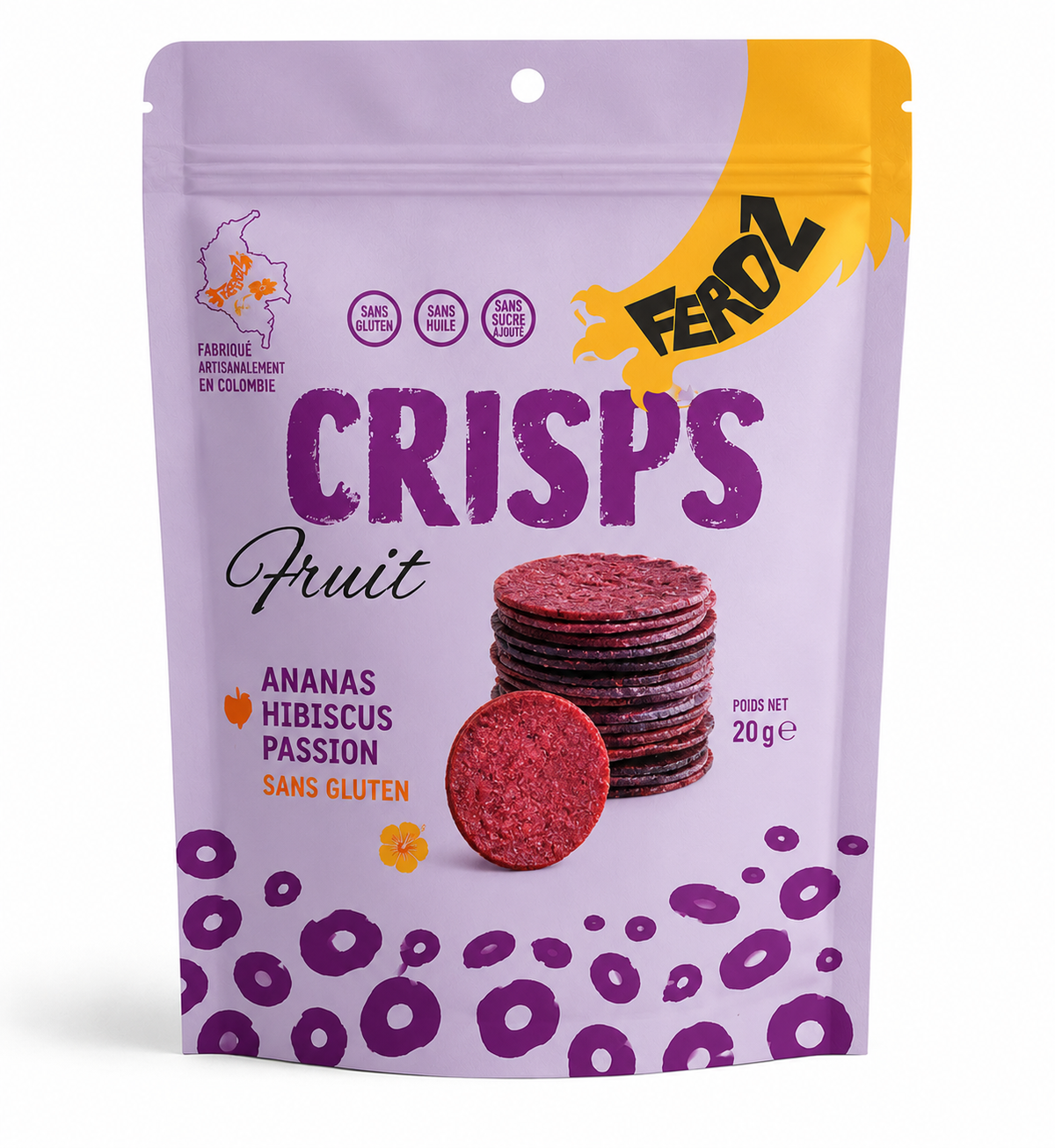 Feroz Crisps Ananas Hibiscus Passion