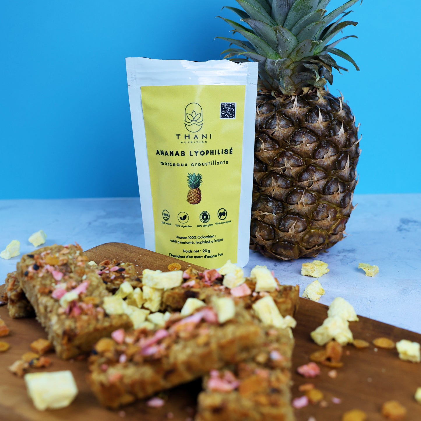 THANI - Freeze-dried pineapple chunks