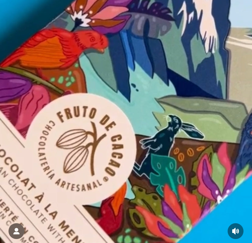 FRUTO DE CACAO - Edition Limitée - Tablette 70% Cacao avec Menthe