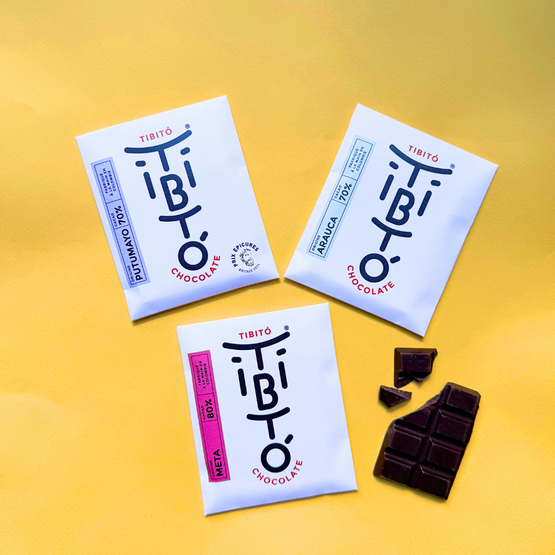 LOT DE 3 TABLETTES TIBITÓ ( 3 x 40g)