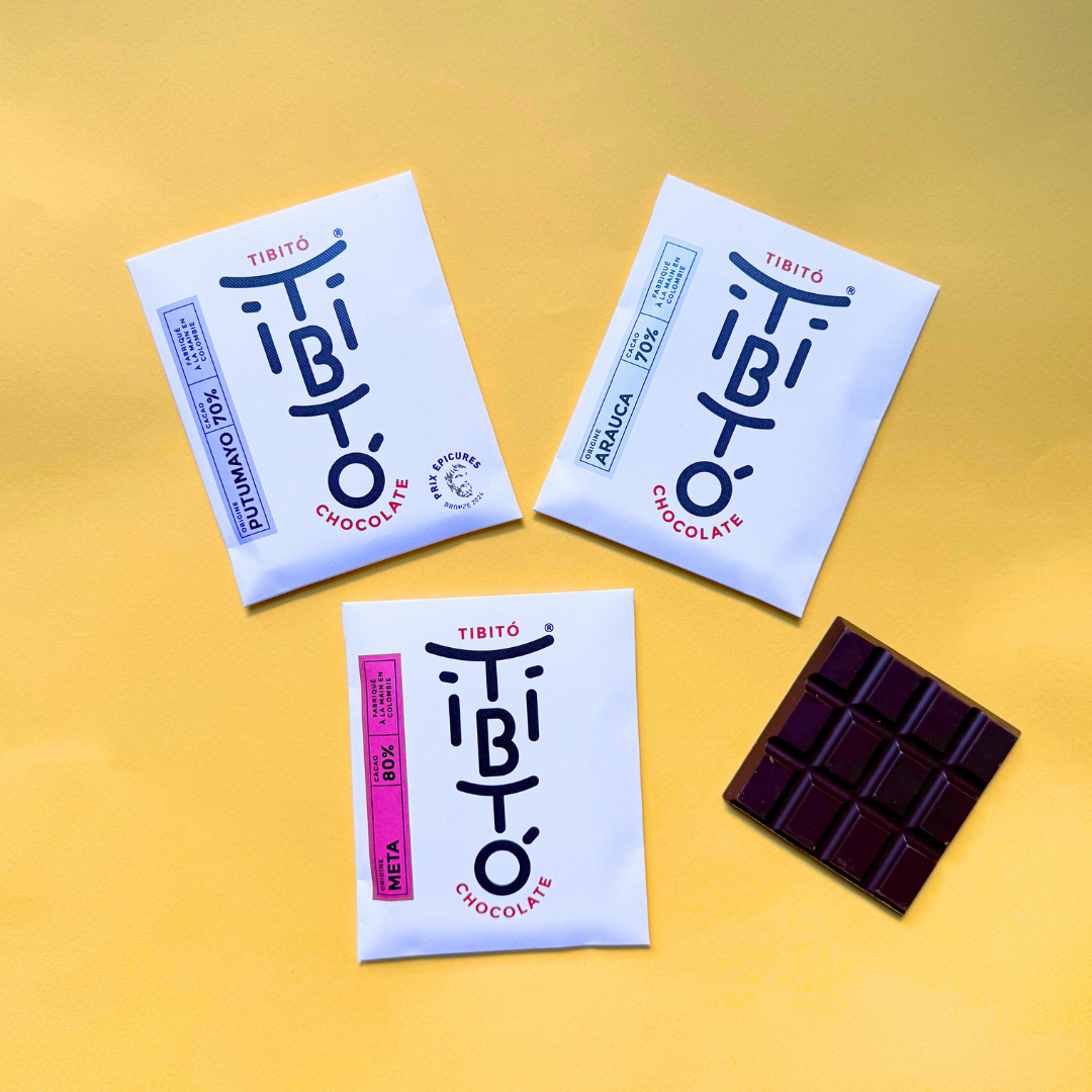 LOT DE 3 TABLETTES TIBITÓ ( 3 x 40g)
