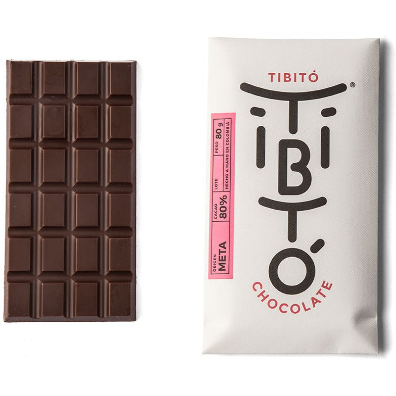 Tibitó META - tablette de chocolat noir 80% cacao 80g