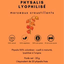 THANI - Physalis Lyophilisée en morceaux