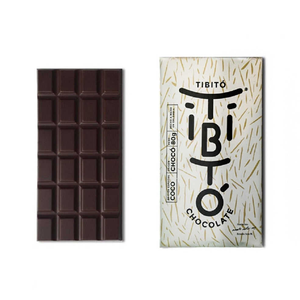 Tibitó coconut milk chocolate bar 50% cocoa 80g