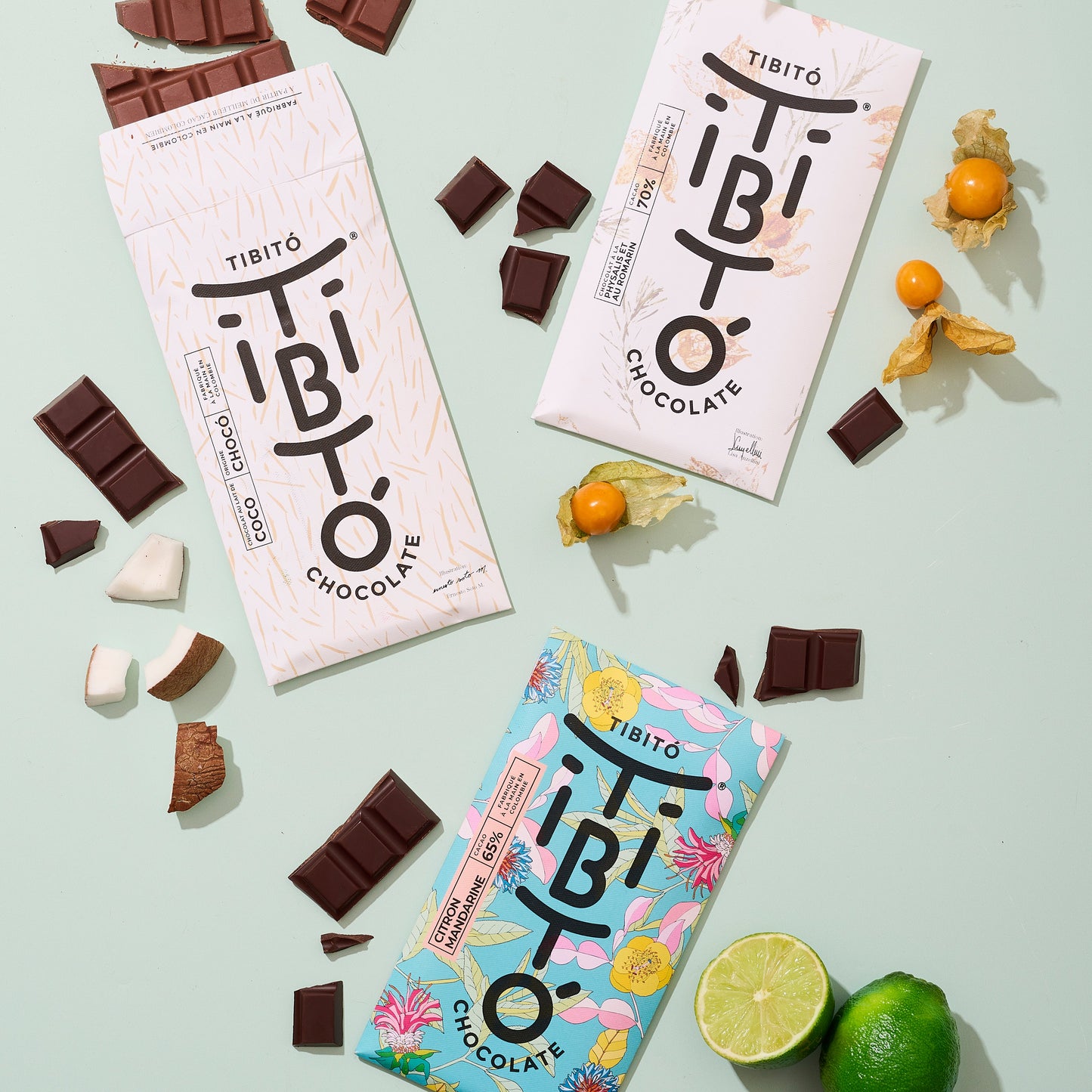 Lot de 3 tablettes aux fruits TIBITÓ
