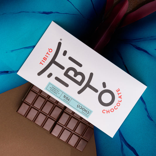 Tibitó CHOCO - 70% cocoa dark chocolate bar 80g