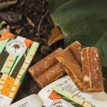 FRUTO DE CACAO Tablette de chocolat 80% Cacao avec Panela